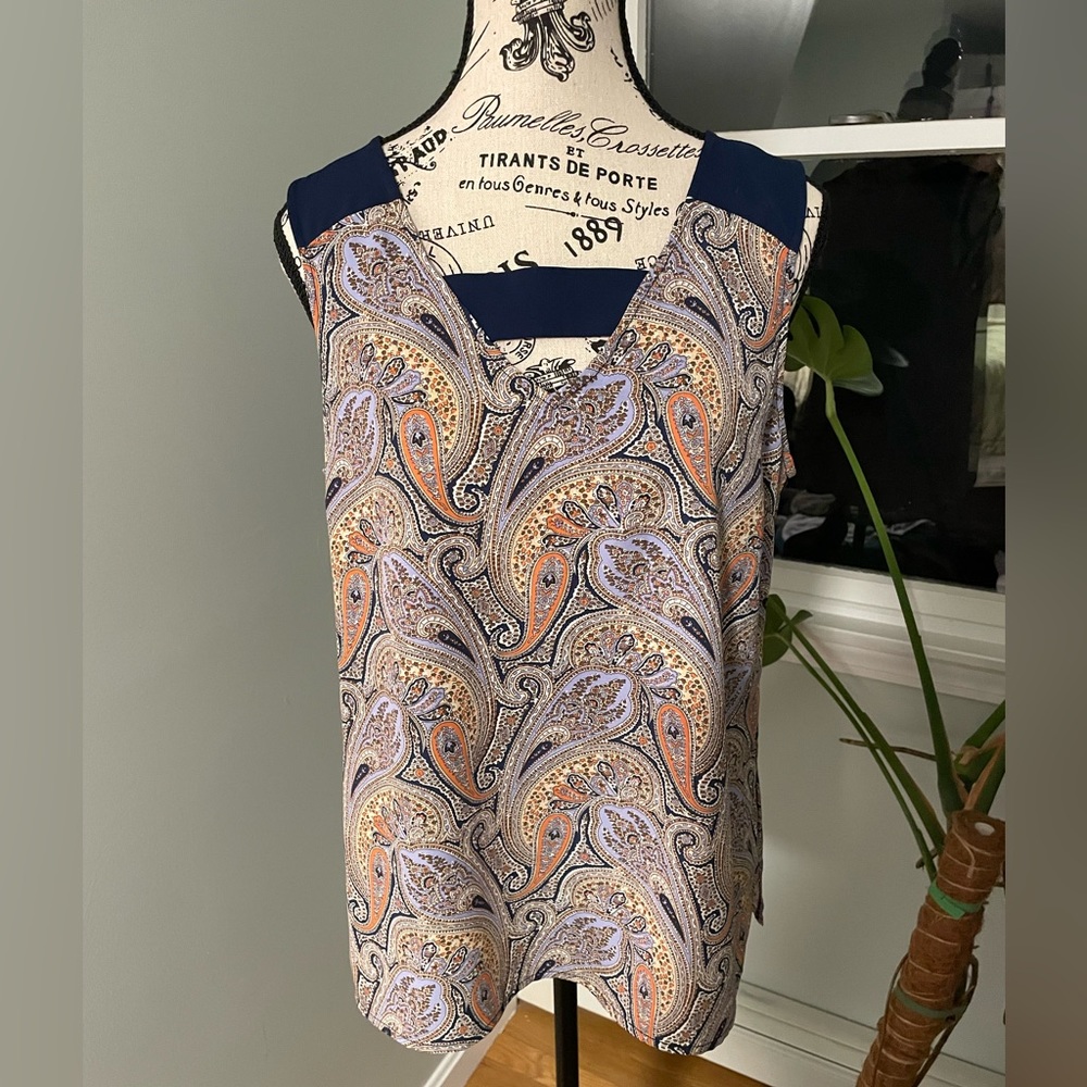 SELF stitch fix paisley cami/ tank